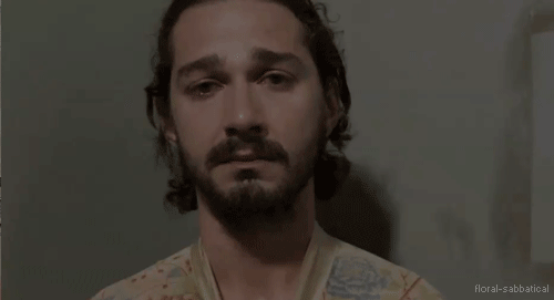 shia lebeouf crying