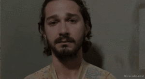 shia lebeouf crying